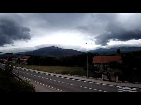 Kijevo, Croatia - Live panorama view on mountain Dinara