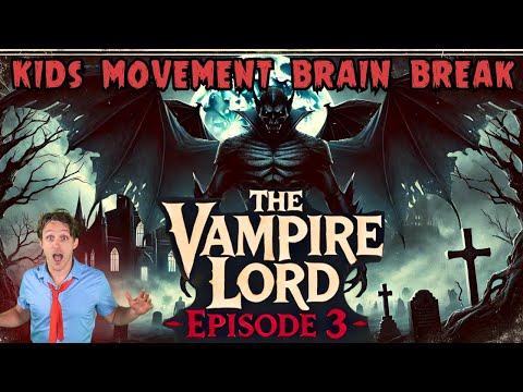 Vampire Brain Break Adventure 🧛 | Kids Movement Exercises, Fun Workouts and PE Games
