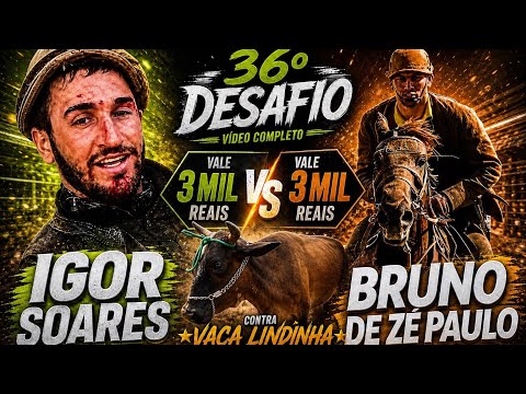 GALEGUINHO DE SÃO BRÁS E BRUNO DE ZÉ PAULO CONTRA VACA LINDINHA (FOI EMBORA) 😱