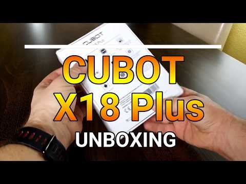 Cubot X18 Plus Unboxing