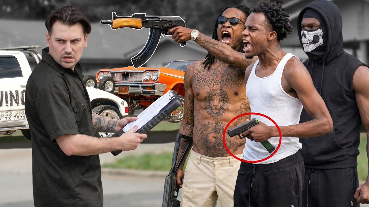 Towing YN's Cars in the HOOD Gone WRONG! (MUST WATCH)