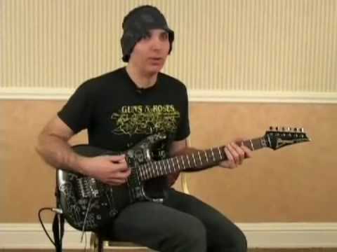 Joe Satriani Lesson 'On the Modes' #2 (synchronized)