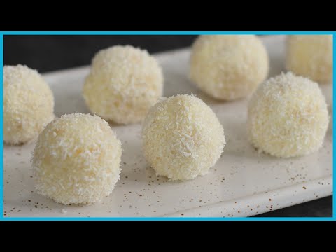 PALLINE DI COCCO Tartufi tipo Raffaello ricetta veloce