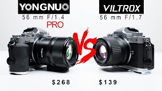 NEW YongNuo 56mm F/1.4 VS Viltrox 56mm F/1.7 Review | Nikon Zfc | Sigma | Best 56mm apsc