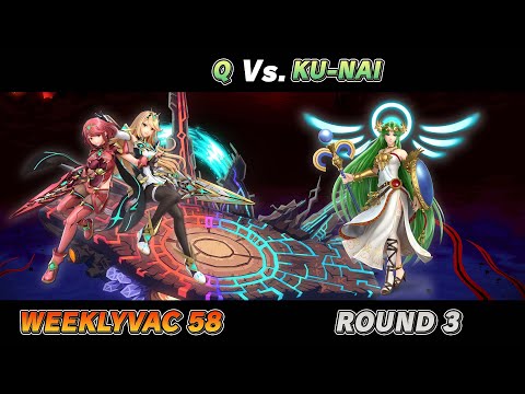 WeeklyVac 58 - SSBU - Q (Pyra & Mythra) vs Ku-nai (Palutena, Joker)