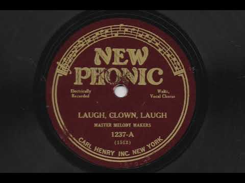 Laugh, Clown, Laugh - Master Melody Makers - 1928