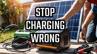 The Fastest Way to Charge Power Station from Solar and Alternator 1000 Watts! Etaker F-1000