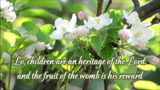 A Meditative Moment -  Psalms Chapter 127 -  Music A Home In The Meadow by The Waterboys