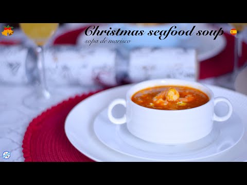 Christmas seafood soup - Spanish - Sopa de Marisco