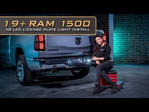Morimoto License Plate Lights Install for the 2019+ Ram 1500