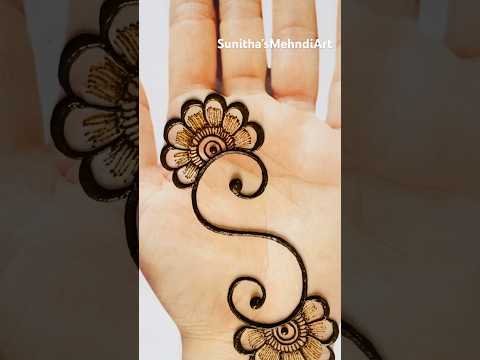 S Alphabet Beautiful Mehndi😍♥️ #shorts #viral #ytshort #youtubeshorts #mehndi #sunithasmehndiart