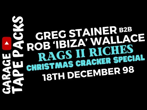 Greg Stainer b2b Rob 'Ibiza' Wallace | Rags II Riches - Club Liberty | 18th December 1998