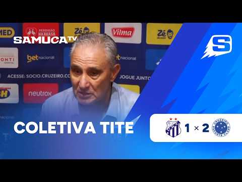 COLETIVA DO TÉCNICO TITE APÓS URT 1x2 CRUZEIRO PELO CAMPEONATO MINEIRO