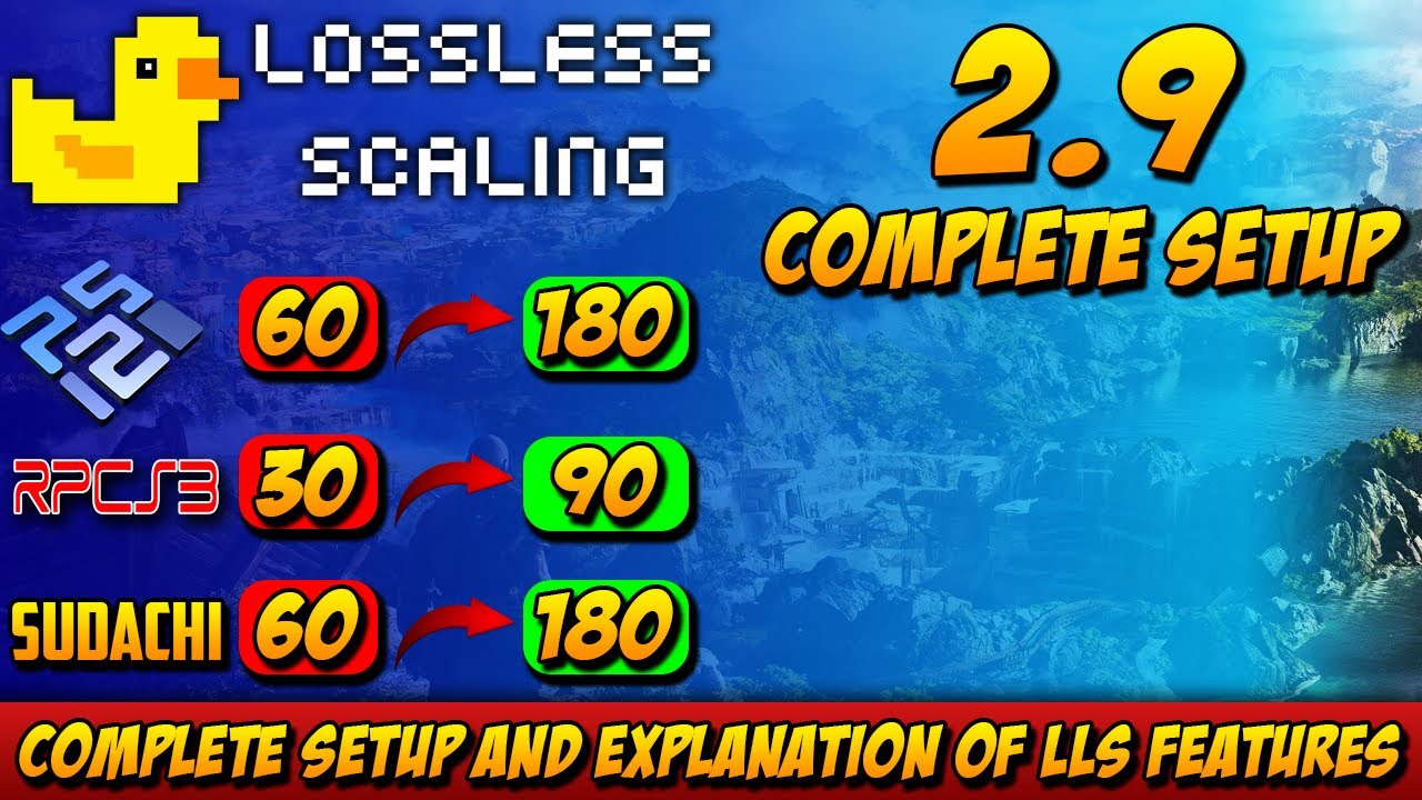 Complete Setup and Explanation of Lossless Scaling 2.9 Features - Best Settings