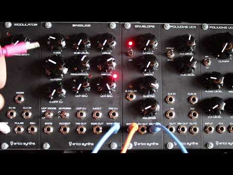 Erica Synths Bassline PCBs, Panel & ICs - Eurorack Analog Acid Synth Voice PCB Set image 3