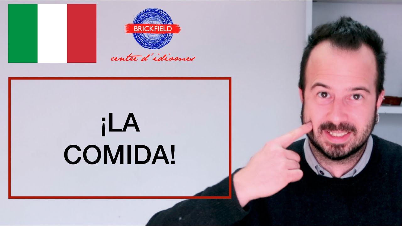 LA COMIDA EN ITALIANO. CURSO BÁSICO DE ITALIANO.- Episodio 13
