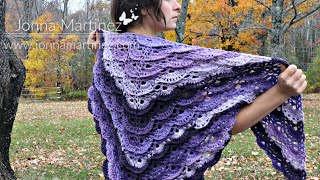Fluffy Meringue Shawl | How to crochet