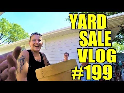 Ep199: WHAT THE CHEESE? - MORE YARD SALE SCORES! - The ORIGINAL GoPro Yard Sale VLOG