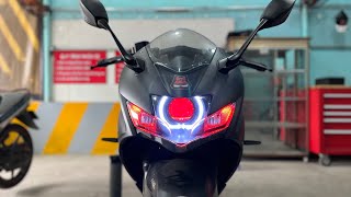 Suzuki Gixxer 250 Đầu Tiên Độ Bi Led Siêu Sáng T-Rex 2.0 70w Cực Đẹp Tại T23Shop Cần Thơ