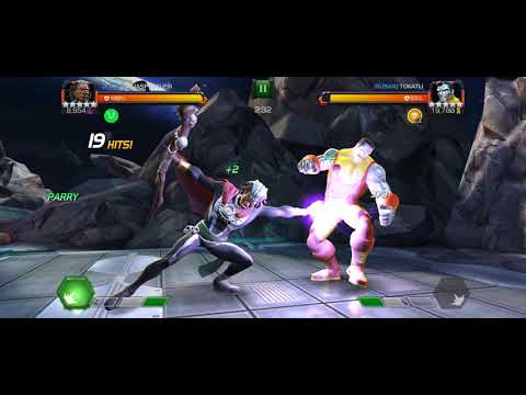 MCOC - 4/55 duped dr. Voodoo vs tier4 node 25 colossus