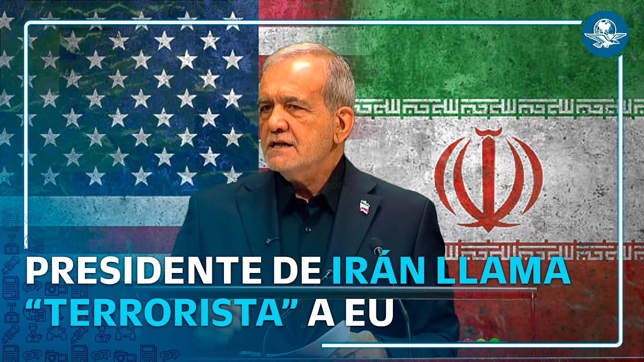Pezeshkian acusa a EU de terrorismo ante la ONU y representante estadounidense abandona la sala