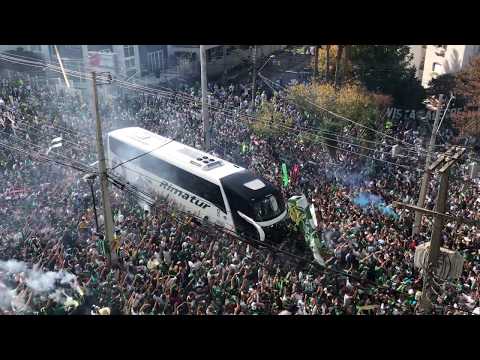 Chegada do time do Coritiba / Final