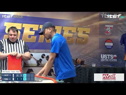 Y. Sicot vs T. Yore - Men Singles - Final - ITSF ITSF Gold Finals