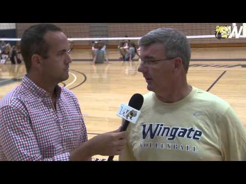 2015 Wingate Volleyball - Coach Collier Post-practice comments (8/17/2015)