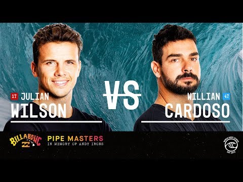 Julian Wilson vs. Willian Cardoso - Round of 32, Heat 4 - Billabong Pipe Masters 2019