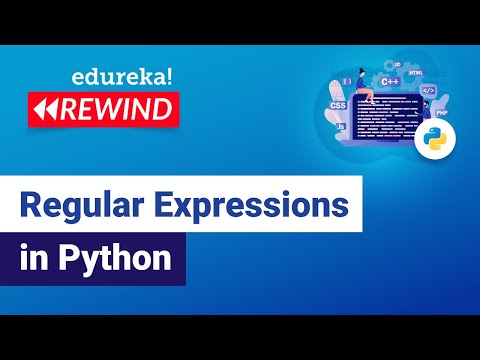 Regular Expressions In Python Regular Expressions Python Training Edureka Python Rewind 5