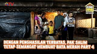 Download lagu Despite a Limited Income, Mr. Salim Stays Motivated Making Red Bricks Part 4 | Home Makeover mp3