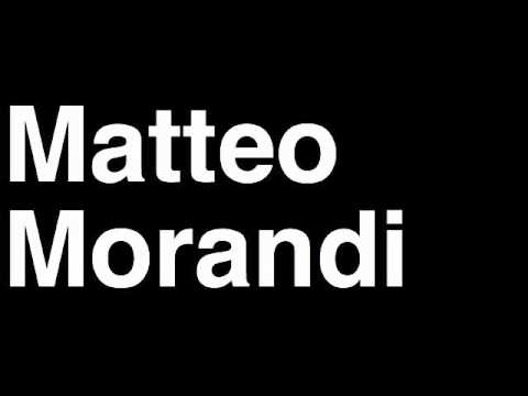 How to Pronounce Matteo Morandi Italy Bronze Medal Men's Rings London 2012 Olympics Video