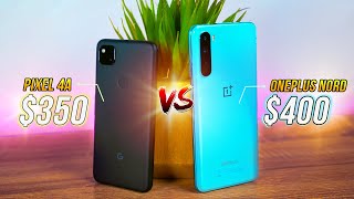 Google Pixel 4a vs OnePlus Nord - Gaming, Speaker Camera!