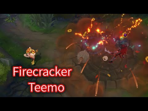 League of Legends- Firecracker Teemo Skin(newest skin)