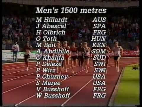 Sydney Maree - 3:29.77 1500m, ASV Weltklasse Cologne, 1985