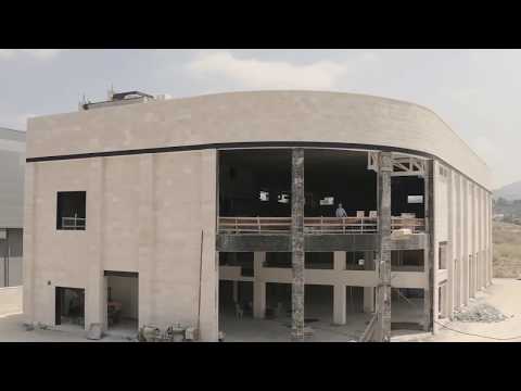 Drone footage of the construction of the Biblical Museum of Natural History's new home