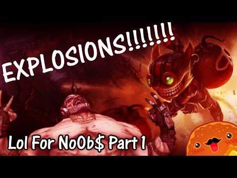 Maxin Plays Ziggs - League Of Legends Noob Tutorials - Part 1