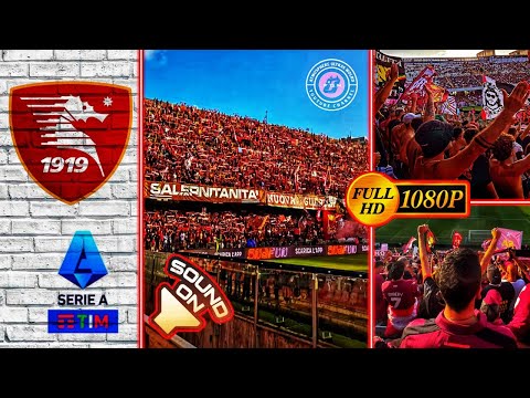 🔴⚪ TIFOSI ULTRAS SALERNO SALERNITANA IN CASA • SERIE A • Salernitana vs Udinese 1-1 • 29/08/2023