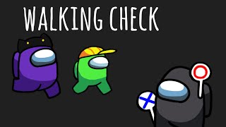 Among us animation　アモアスアニメ　歩き方チェックwalking check