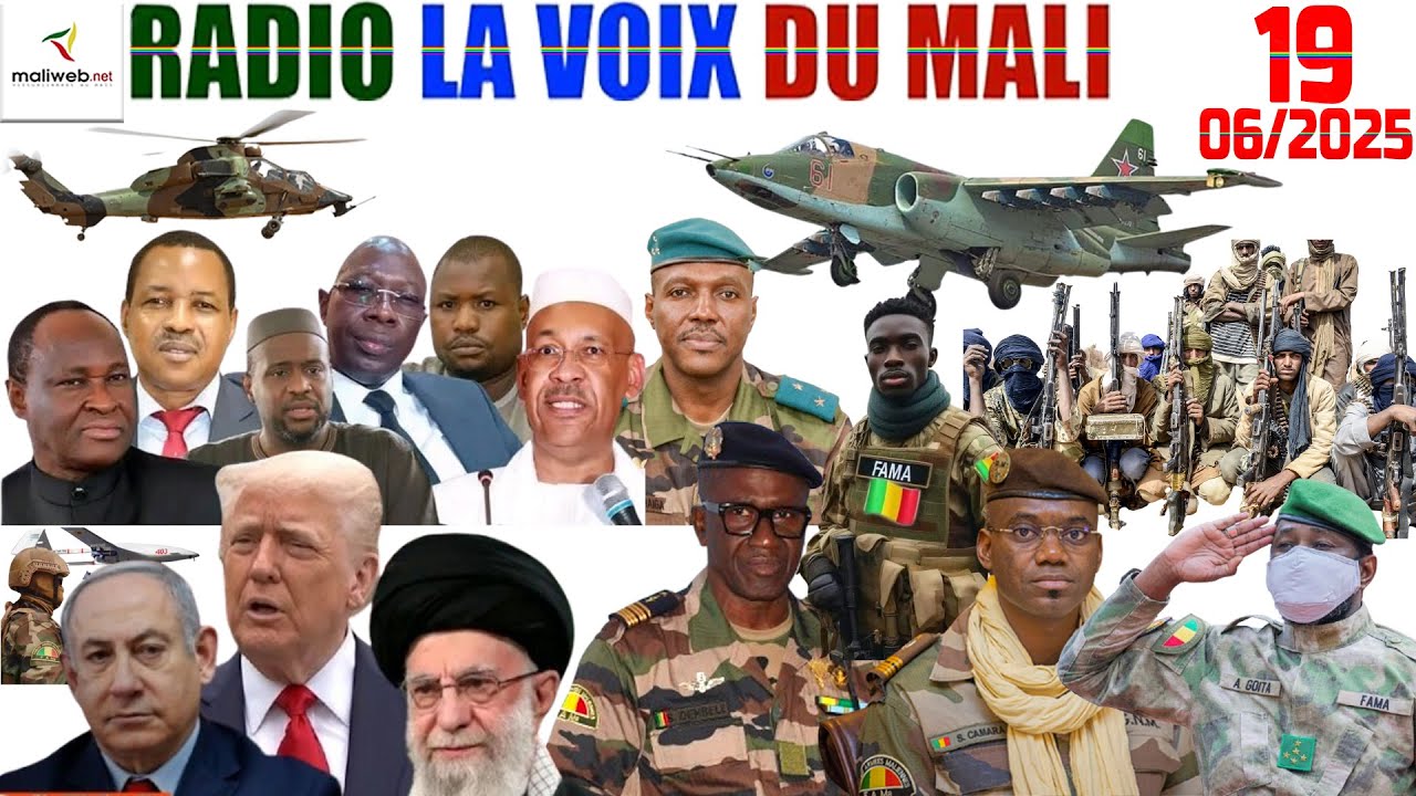 La Revue de Presse de la RADIO LA VOIX DU MALI du 19 Juin 2025
