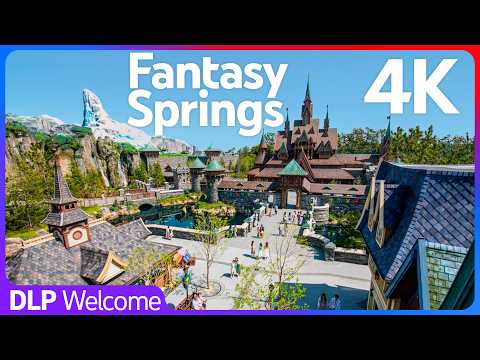 Video: Fantasy Springs Walkthrough [4K Full Tour] Tokyo DisneySea