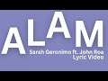 Sarah Geronimo - Alam (Lyric Video) feat. John Roa