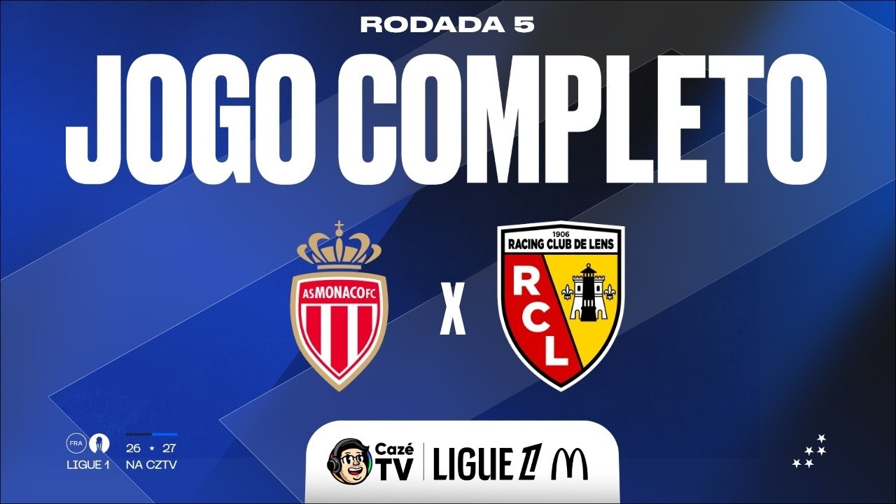 JOGO COMPLETO: MÔNACO X LENS | LIGUE 1 26/27 | 5ª RODADA