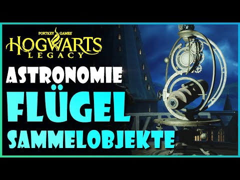 Alle Sammelobjekte im Astronomie Flügel von Hogwarts Legacy - Fundorte Buchseiten Truhen Demiguise