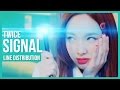 TWICE (트와이스) - SIGNAL (시그널) Line Distribution (Color Coded)