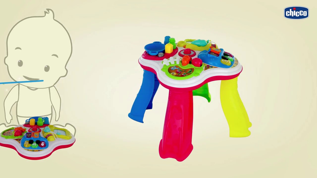 Mesa Actividades Chicco Bilingue CON PIZARRA MAGNETICA SIN FUNCIONAR