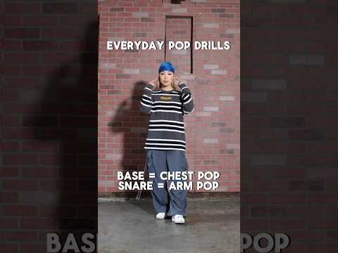 Pop Drills you can do everyday!✅  Website launching next week!🔥 #popping #tutorial #dancetutorial