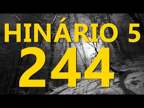 HINO CCB 244 - CRISTO INTERCEDE POR TI | HINÁRIO 5 CANTADO COM LEGENDA