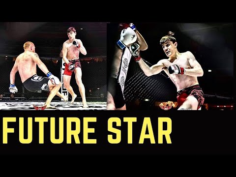 TKO FINISH FOR TEEN FIGHTER - BEN PETCHES KELLY  -V-  DAVE BARNES.  ALMIGHTY FIGHTING CHAMPIONSHIP