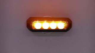 PREDATOR 4x3W LED, 12-24V, oranžový, ECE R10 R65